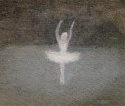 Clarice Beckett Dying Swan painting